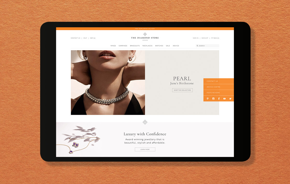 Mii Cosmetics beauty brand's ecommerce design and build - Deep