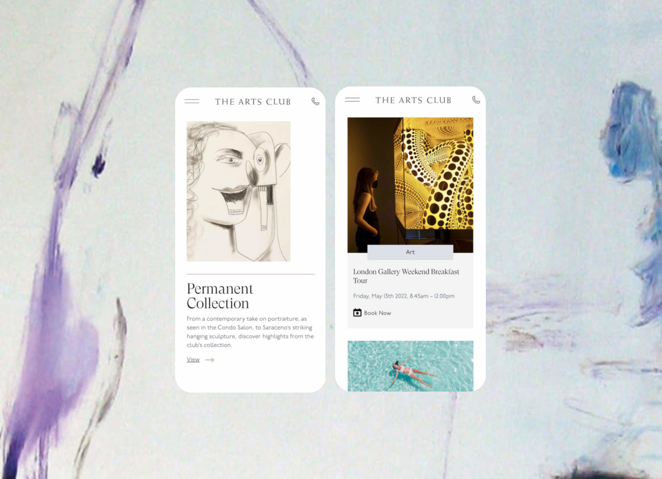 Deep Design Agency Website Services The Arts Club