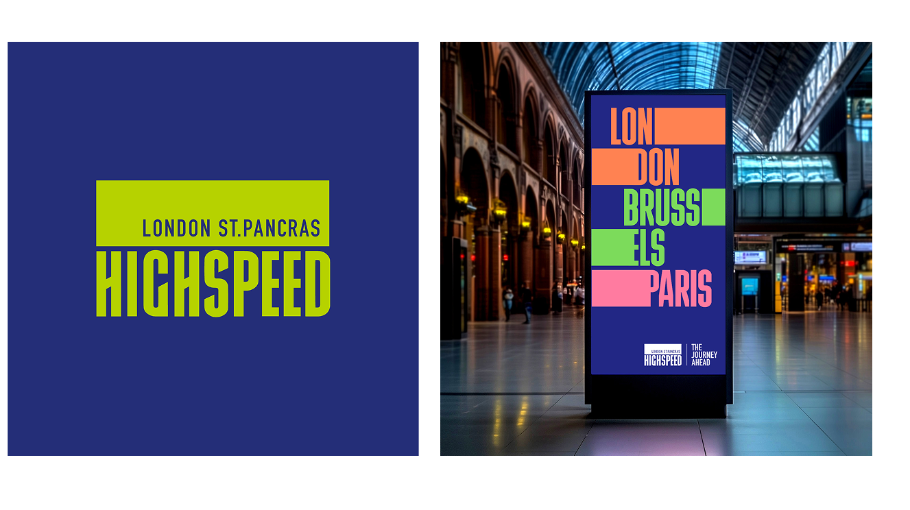 The HS1 rebrand, by Deep London design agency